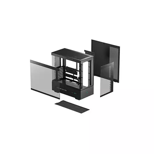 DeepCool CH690 DIGITAL Mid Tower ATX Desktop Black Case-gallery-1