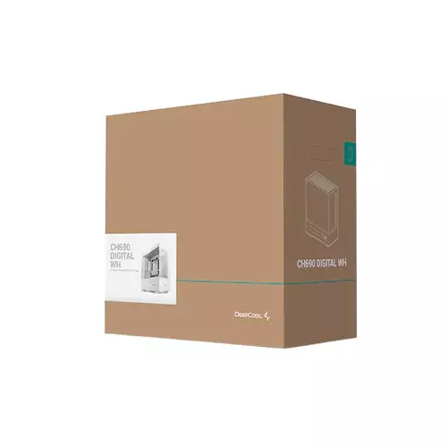 DeepCool CH690 DIGITAL WH Mid Tower ATX Desktop White Case-5