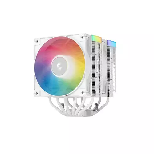 DeepCool AG620 WH ARGB V2 120mm CPU Air Cooler with Top Cover Light