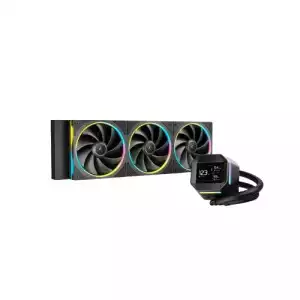 Deepcool LM360 ARGB 360mm Liquid Cooler with Mini LCD Screen (Black)