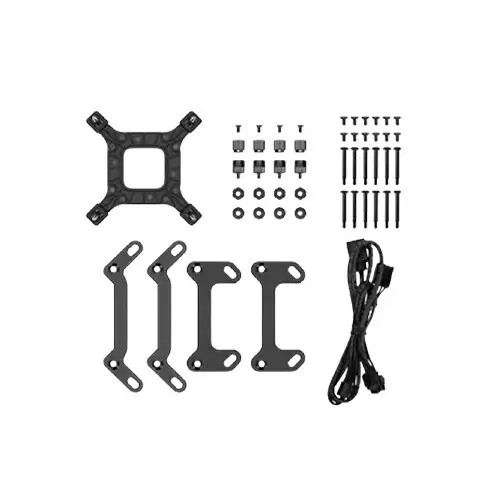 Deepcool LM360 ARGB 360mm Liquid Cooler with Mini LCD Screen (Black)-gallery-4