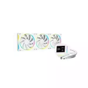 Deepcool LM360 ARGB 360mm Liquid Cooler with Mini LCD Screen (White)