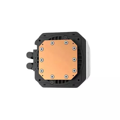 Deepcool LM360 ARGB 360mm Liquid Cooler with Mini LCD Screen (White)-gallery-1