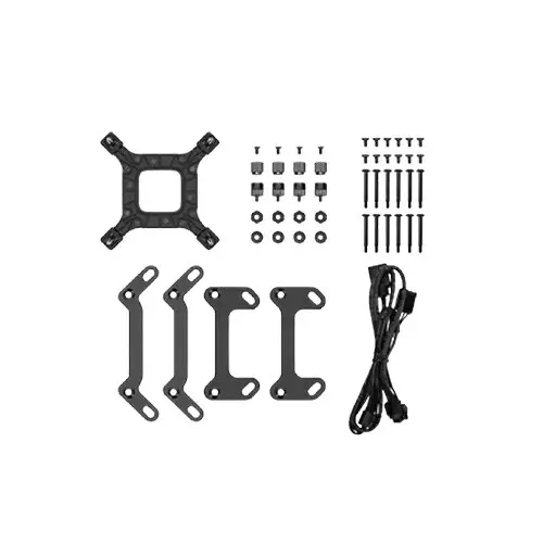 Deepcool LQ240 ULTRA 240mm Liquid CPU Cooler with Display (Black)-gallery-4