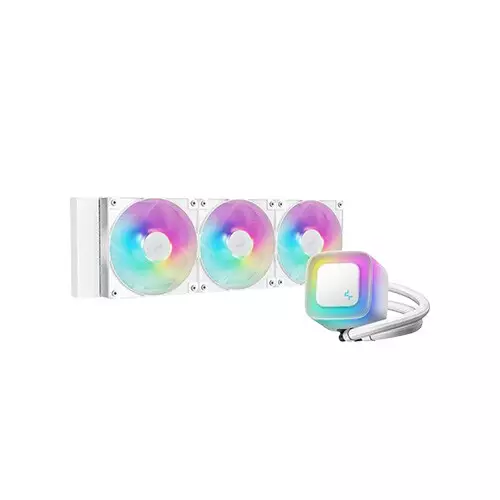 DeepCool LE360 V2 360mm RGB Liquid CPU Cooler (White)