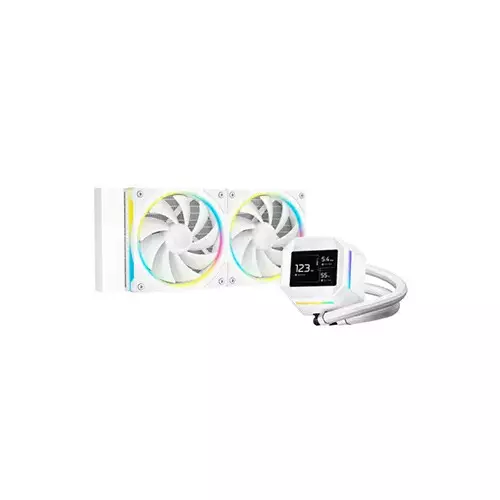 DeepCool LM240 240mm ARGB Liquid CPU Cooler (White)