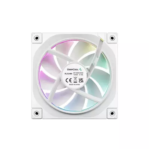 DeepCool FL12 3 IN 1 ARGB 120mm Case Fan (White)-gallery-1