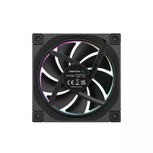 DeepCool FL12 ARGB 120mm Case Fan (Black)-gallery-1
