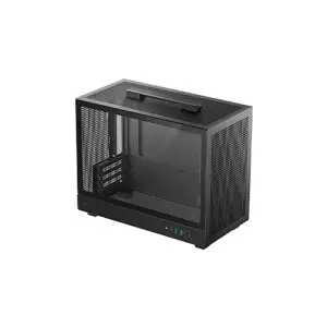 Deepcool CH160 PLUS Mini Tower Mini-ITX Computer Case (Black)