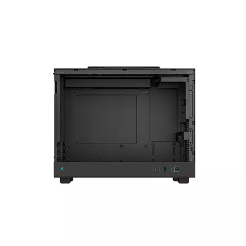Deepcool CH160 PLUS Mini Tower Mini-ITX Computer Case (Black)-gallery-3