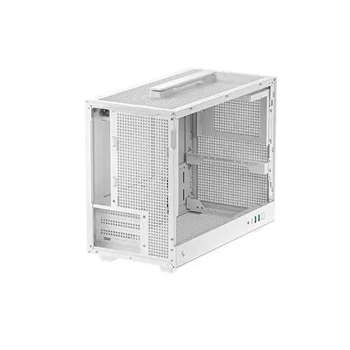 Deepcool CH160 PLUS Mini Tower Mini-ITX Computer Case (White)-gallery-2
