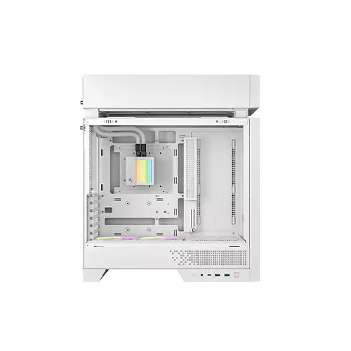 DeepCool CL6600 WH ARGB ATX Mid Tower Gaming Case with Pre-Installed Radiator - 2