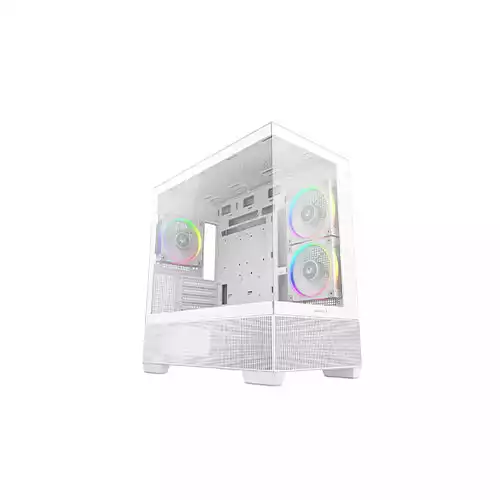 Deepcool CG380 3F WH Micro ATX Mid Tower White Casing