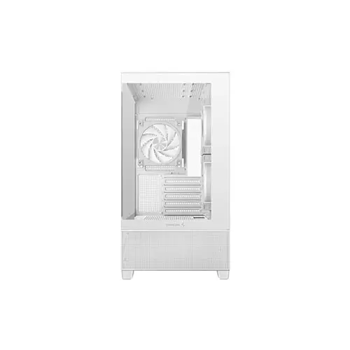 Deepcool CG380 3F WH Micro ATX Mid Tower White Casing - 0