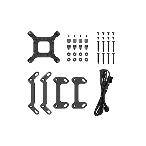 DeepCool LM240 240mm ARGB Liquid CPU Cooler (Black)-gallery-2