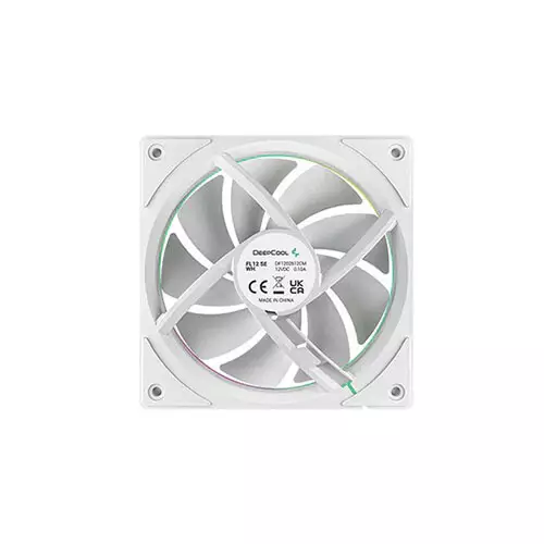DeepCool FL12 SE WH 3IN1 ARGB 120mm Case Fan (White)-gallery-3