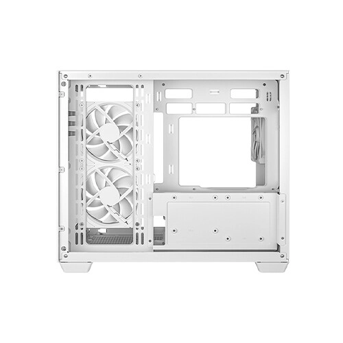 Deepcool CG330 3F WH Micro-ATX Compact Gaming Case - 3