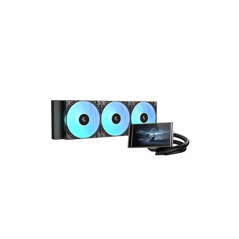 Deepcool LT360 VISION ARGB 4.5 inch LCD screen Liquid CPU Cooler