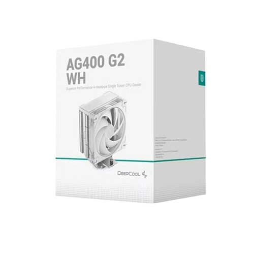 DeepCool AG400 G2 WH Single Tower White CPU Cooler - 5