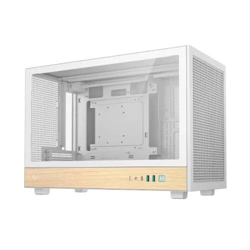 DeepCool CH260 WOOD WH mATX Micro Tower Gaming Casing - 1