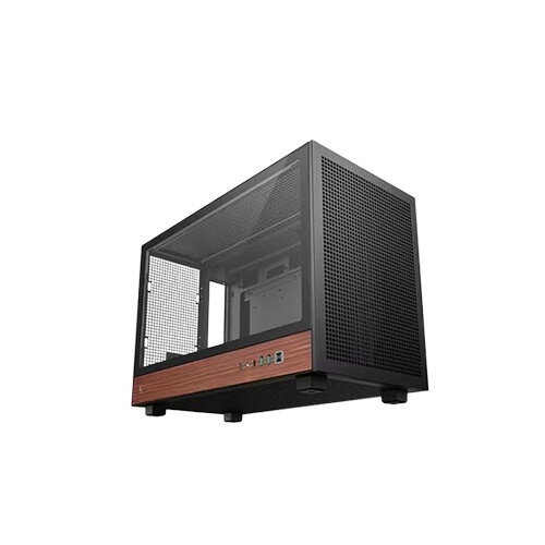DeepCool CH260 WOOD mATX Micro Tower Gaming Casing (Black) - 2