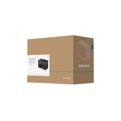 DeepCool CH260 WOOD mATX Micro Tower Gaming Casing (Black) - 5