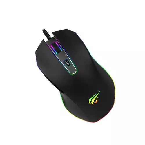 HAVIT HV-MS837 RGB BACKLIT PROGRAMMABLE GAMING MOUSE - 0