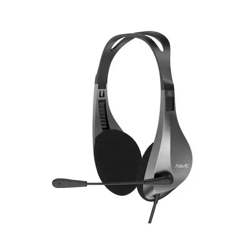 HAVIT H205D Double Plug Stereo Headphone with Mic