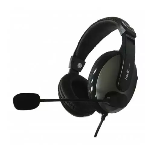 HAVIT H139D Double Plug Stereo Headphone with Mic - 1