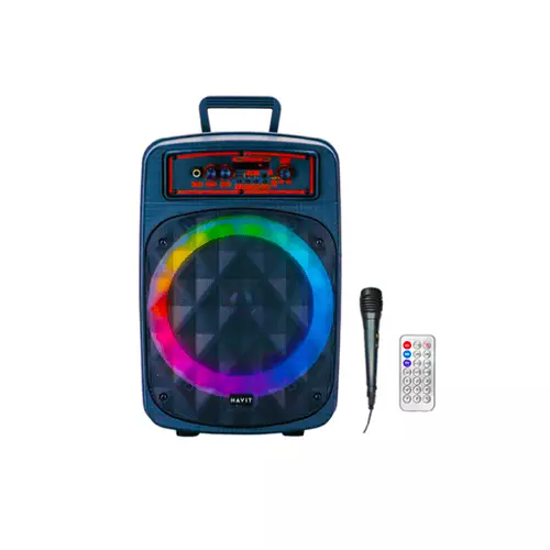 HAVIT SF124BT OUTDOOR BLUETOOTH RGB SPEAKER WITH MICROPHONE & REMOTE