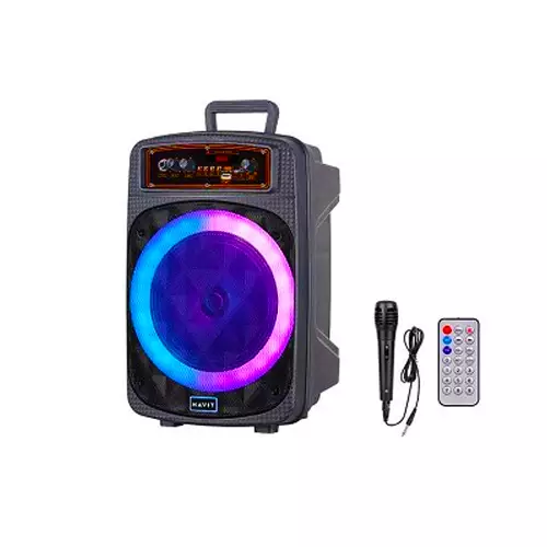 HAVIT SF124BT OUTDOOR BLUETOOTH RGB SPEAKER WITH MICROPHONE & REMOTE-gallery-1