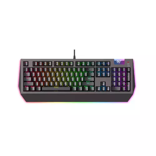 HAVIT KB872L RGB BACKLIT MULTI-FUNCTION BLUE SWITCH MECHANICAL GAMING KEYBOARD