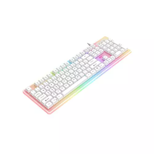HAVIT KB876L GAMING RGB KEYBOARD (WHITE) - 1