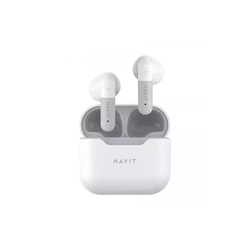 HAVIT TW960 TWS BLUETOOTH EARBUDS (WHITE)