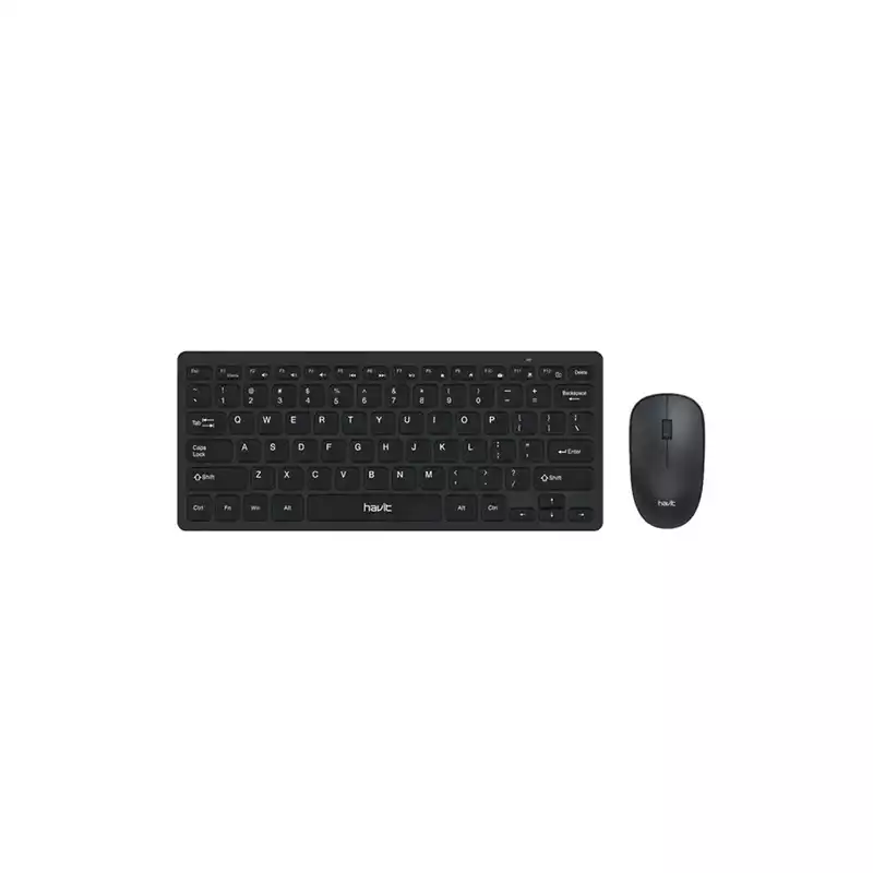 HAVIT KB255GCM WIRELESS KEYBOARD & MOUSE COMBO BLACK