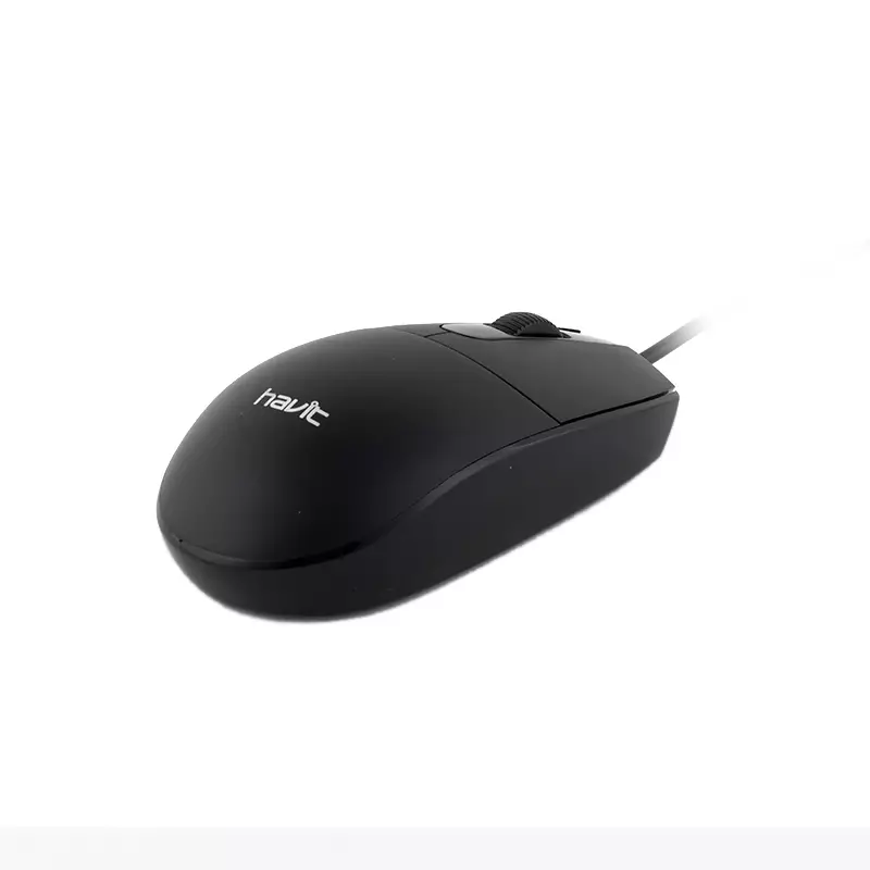 HAVIT MS70 WIRED BLACK MOUSE-1