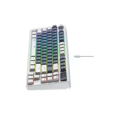 HAVIT KB884L RGB BACKLIT 81 KEYS MECHANICAL LAPTOP GAMING KEYBOARD-gallery-1