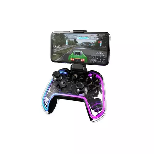 Havit G158BT Pro Transparent RGB Bluetooth Vibration Gamepad - 1