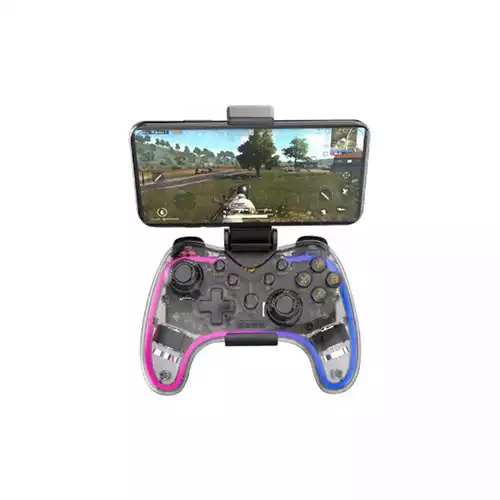 Havit G180BT Transparent RGB Bluetooth Vibration Gamepad