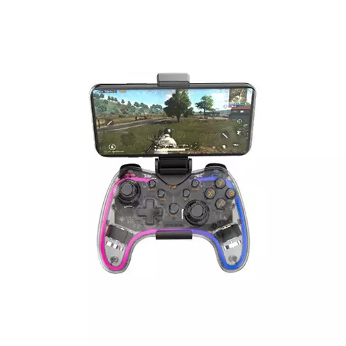 Havit G180BT Transparent RGB Bluetooth Vibration Gamepad