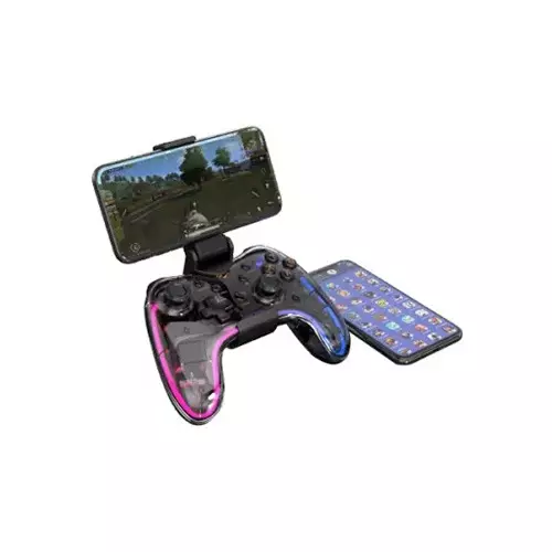 Havit G180BT Transparent RGB Bluetooth Vibration Gamepad-1
