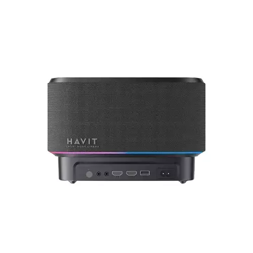 Havit PJ300 Plus 550ANSI lumens Google licensed TV system Smart projector with Android 11.0-4