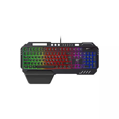 Havit KB838L Gamenote USB Multi-Function RGB Backlit Keyboard