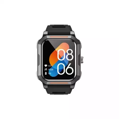HAVIT M9040S Bluetooth 1.91-inch Display Calling Black Smart Watch
