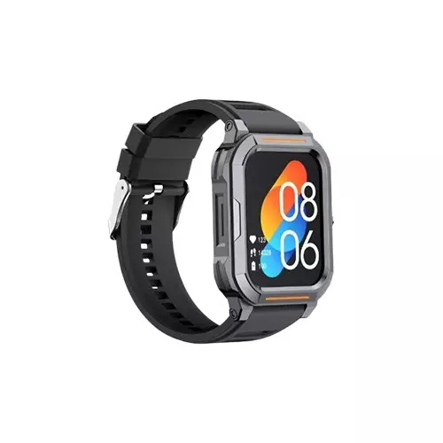 HAVIT M9040S Bluetooth 1.91-inch Display Calling Black Smart Watch - 1