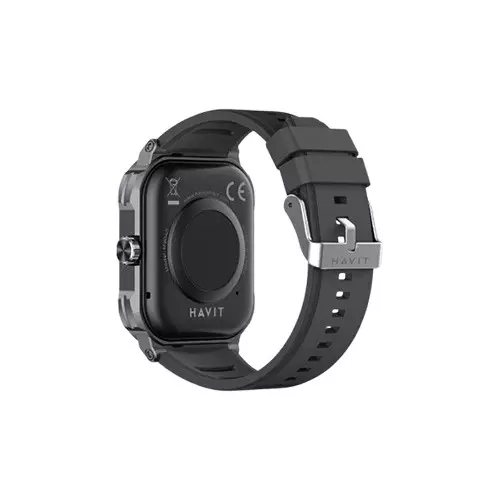 HAVIT M9040S Bluetooth 1.91-inch Display Calling Black Smart Watch-gallery-3