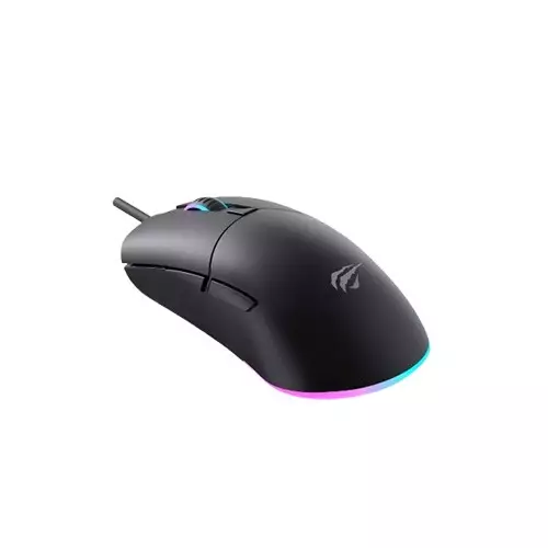 HAVIT MS1038 RGB 8000DPI USB Gaming Black Mouse - 1