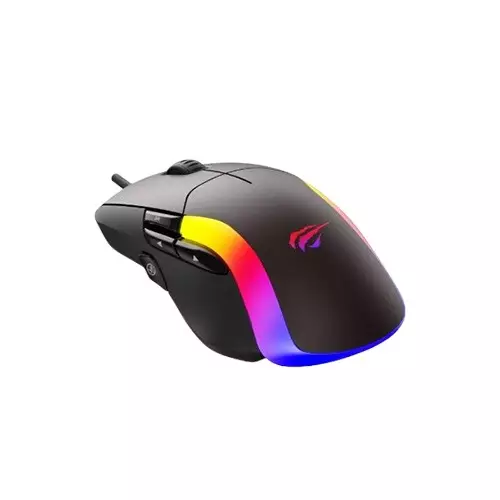 HAVIT MS959S RGB Wired Backlit Programming Gaming USB Black Mouse - 1