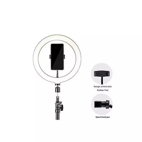 Havit ST7012 Pro Tripod Stand with 10-inch LED Selfie Ring Light & Phone Holder-gallery-2