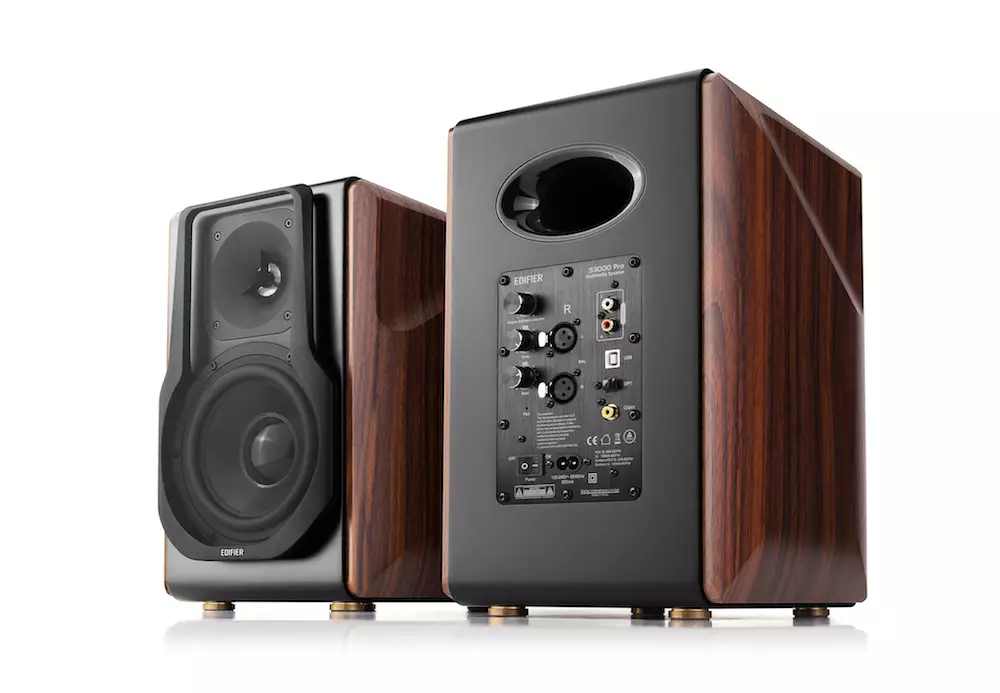 EDIFIER S3000PRO POWERED BOOKSHELF WIRELESS SPEAKERS - 1
